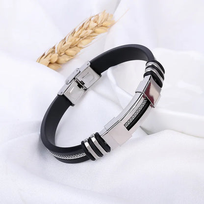 1 Piece Fashion U Shape Stainless Steel Bangle