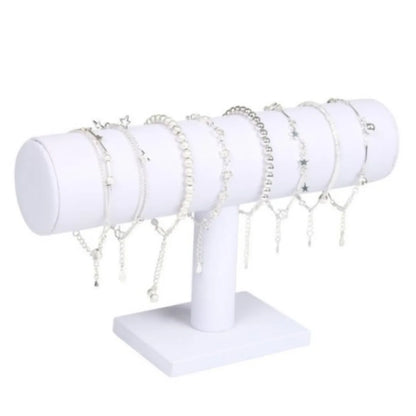 1 Piece Flannel Basic Simple Style Solid Color Jewelry Rack