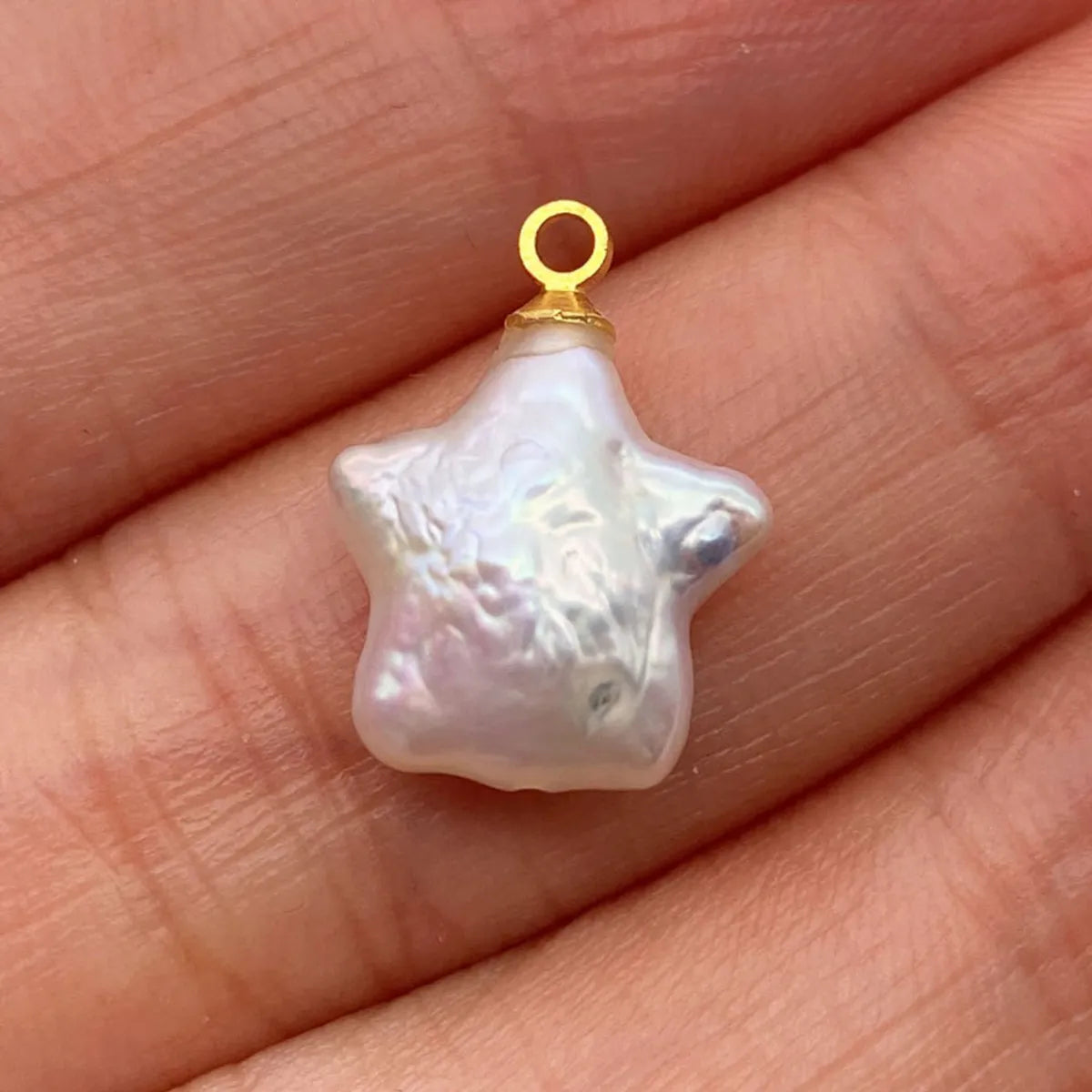 1 Piece Freshwater Pearl Solid Color Pendant