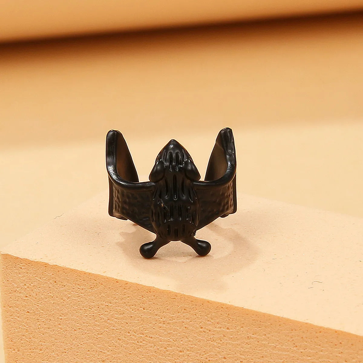 1 Piece Gothic Bat Copper Plating 14k Gold Plated Ear Clips