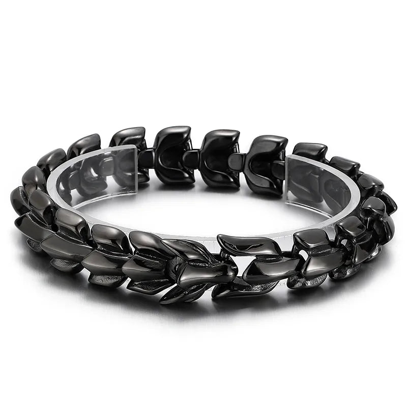 1 Piece Hip-Hop Animal Dragon Titanium Steel Bracelets