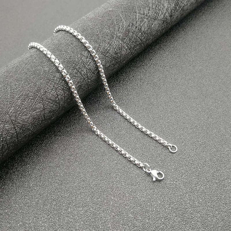 1 Piece Hip-Hop Cross Titanium Steel Men'S Pendant Necklace