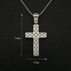 1 Piece Hip-Hop Cross Titanium Steel Men'S Pendant Necklace