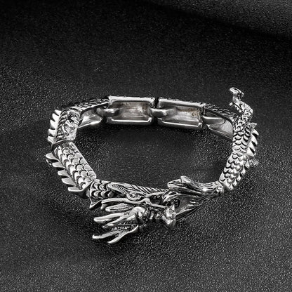 1 Piece Hip-hop Dragon Titanium Steel Bangle