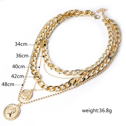 1 Piece Hip-hop Geometric Alloy Women's Necklace