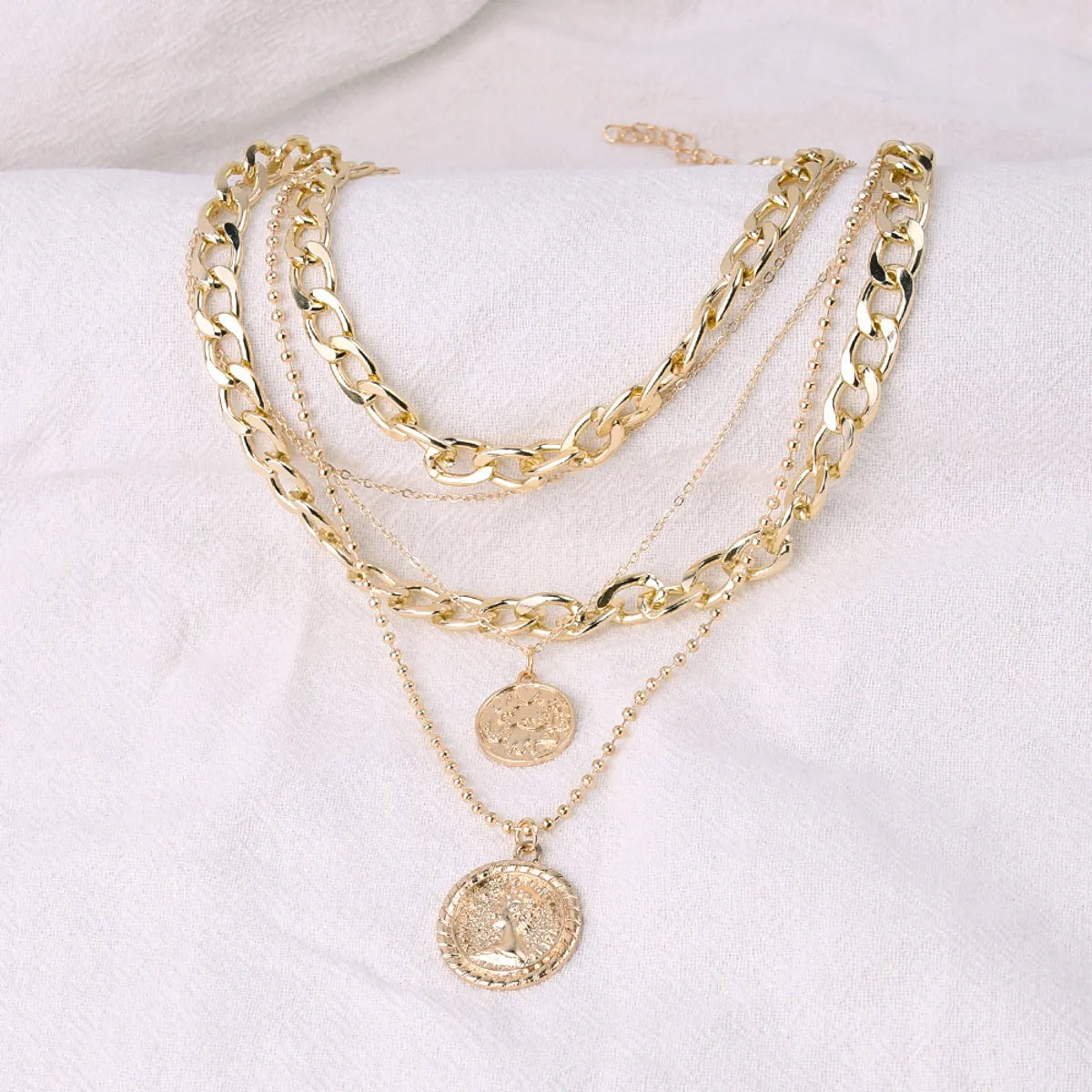 1 Piece Hip-hop Geometric Alloy Women's Necklace