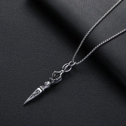 1 Piece Hip-Hop Geometric Stainless Steel Pendant Necklace