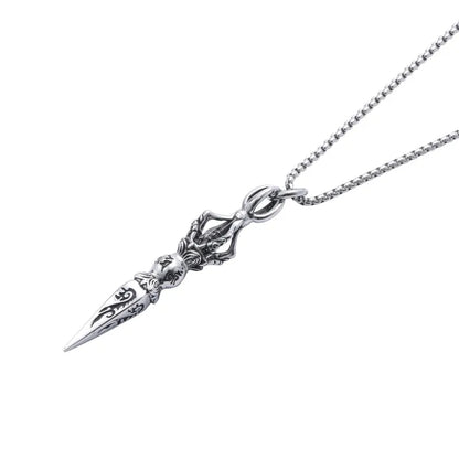 1 Piece Hip-Hop Geometric Stainless Steel Pendant Necklace