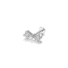 1 Piece Ig Style Geometric Plating Inlay Copper Zircon Ear Studs