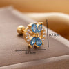 1 Piece IG Style Simple Style Star Heart Shape Bow Knot Inlay Copper Zircon Ear Studs Cartilage Earrings
