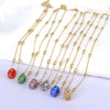 1 Piece Ins Style Eye Copper Plating Necklace