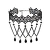 1 Piece Ins Style Polka Dots Tassel Arylic Lace Plating Women'S Choker