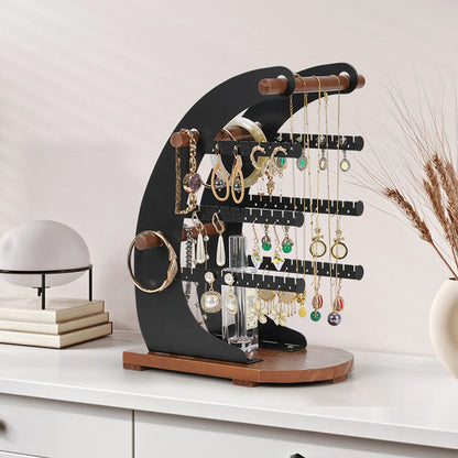 1 Piece Iron Simple Style Classic Style Solid Color Jewelry Rack