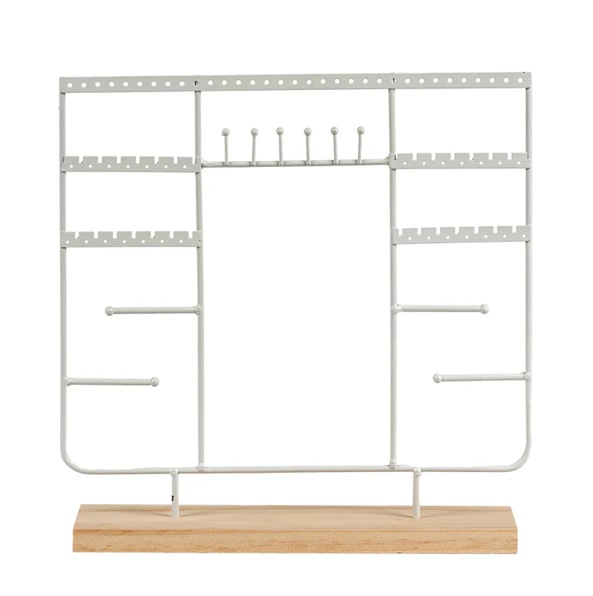 1 Piece Iron Simple Style Classic Style Solid Color Jewelry Rack