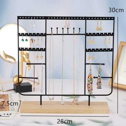 1 Piece Iron Simple Style Classic Style Solid Color Jewelry Rack