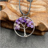 1 Piece Korean Style Tree Natural Stone Plating Necklace