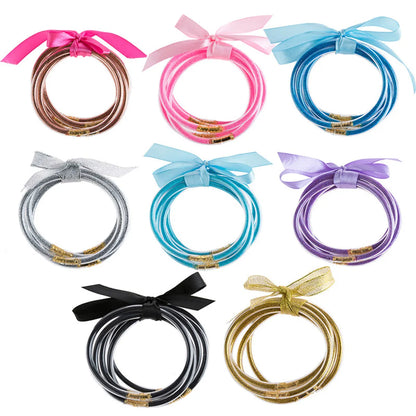 Lady Bow Knot Plastic Resin Women's Bracelets