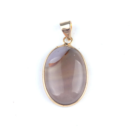 1 Piece Natural Stone Gem Pendant