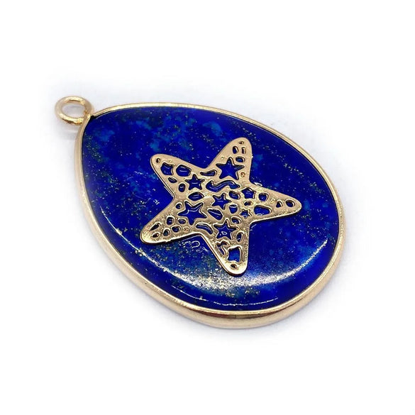 1 Piece Natural Stone Geometric Pendant