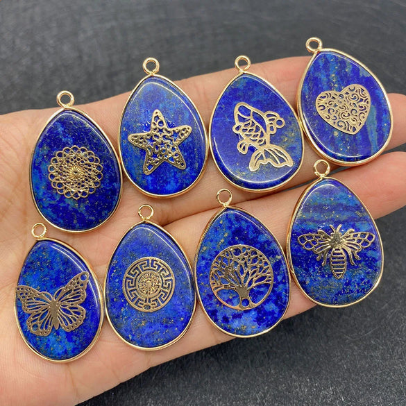 1 Piece Natural Stone Geometric Pendant