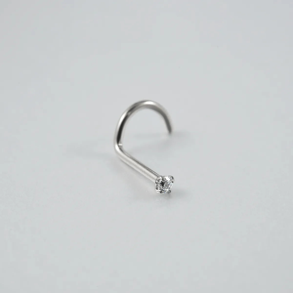 1 Piece Nose Rings & Studs Casual Hawaiian Tropical Geometric G23 Titanium Inlay Zircon Nose Rings & Studs