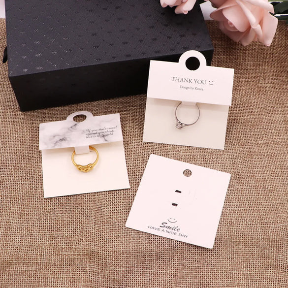 1 Piece Paper Letter Hair Accessories Card Bracelet Card Earring Card