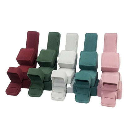 1 Piece Paper Simple Style Classic Style Holiday Daily Solid Color Jewelry Boxes