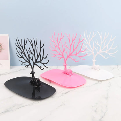 1 Piece Plastic IG Style Artistic Tree Jewelry Display Jewelry Rack