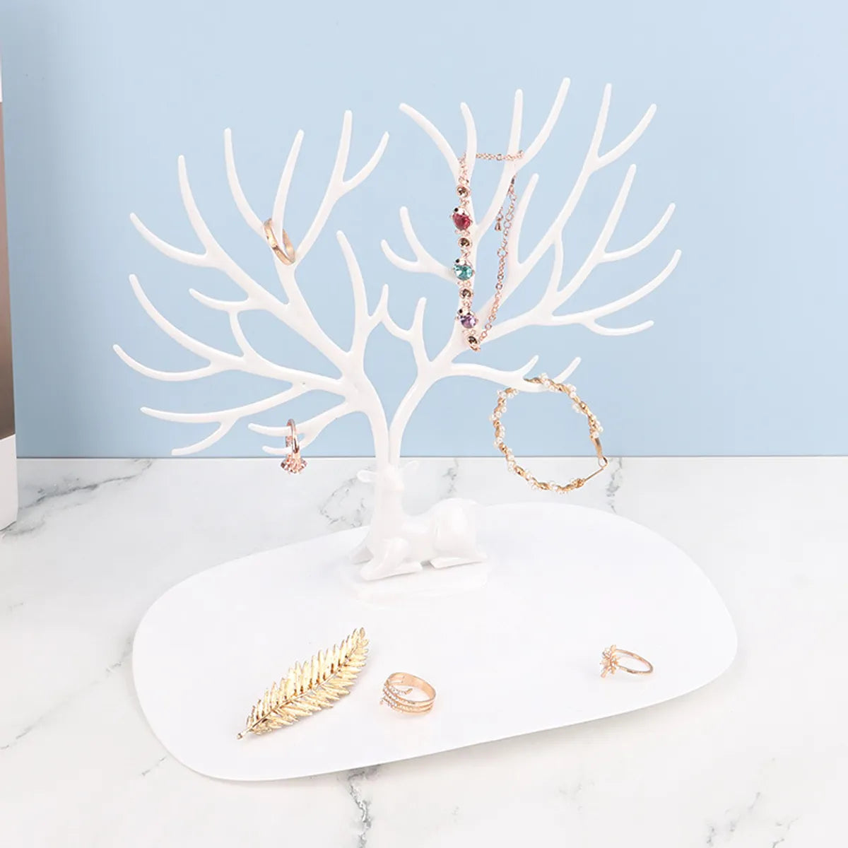 1 Piece Plastic IG Style Artistic Tree Jewelry Display Jewelry Rack