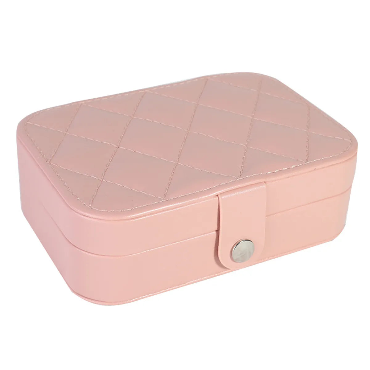 1 Piece Pu Leather Elegant Daily Solid Color Jewelry Boxes