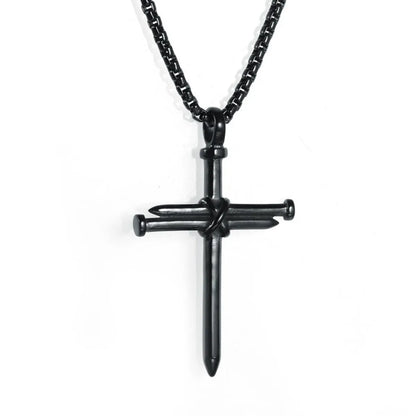 1 Piece Punk Cross Alloy Plating Unisex Necklace