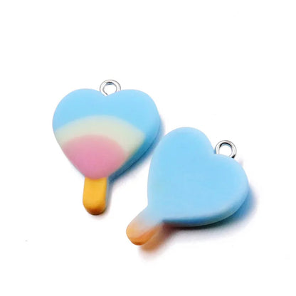 1 Piece Resin Heart Shape Pendant