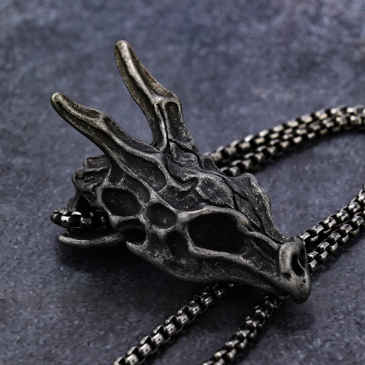 1 Piece Retro Dragon Stainless Steel Polishing Men'S Pendant Necklace