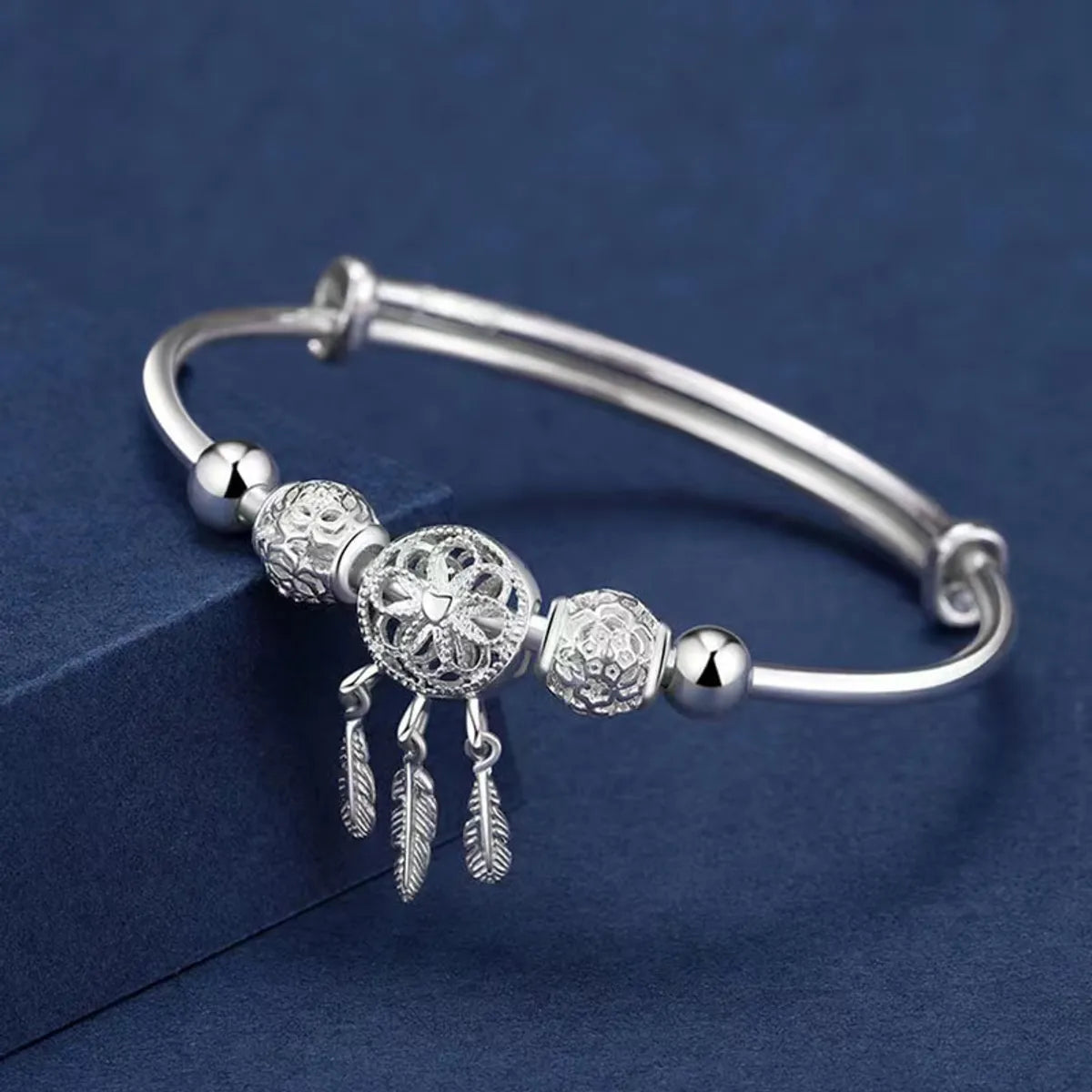 1 Piece Retro Dreamcatcher Alloy Plating Women'S Bangle