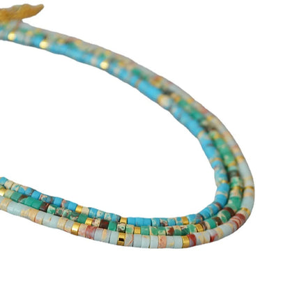 1 Piece Retro Geometric Beaded Handmade Women's Necklace