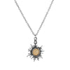 1 Piece Retro Simple Style Square Alloy Inlay Moonstone Women'S Pendant Necklace