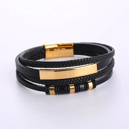 Retro Stainless Steel Plating Men'S Bracelets