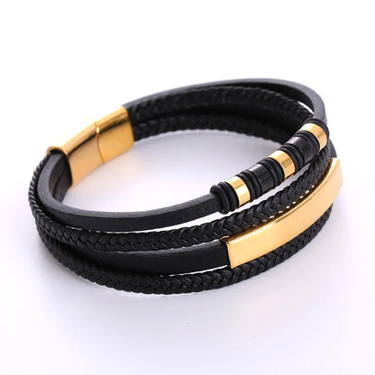 Retro Stainless Steel Plating Men'S Bracelets