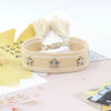 1 Piece Retro Star Stripe Alloy Polyester Unisex Bracelets