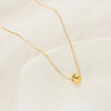 1 Piece Simple Style Ball Titanium Steel Pendant Necklace
