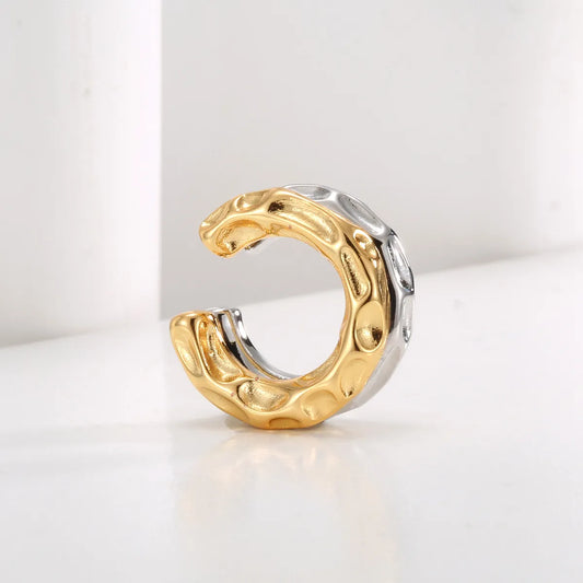 1 Piece Simple Style C Shape Plating Copper Ear Cuffs