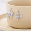 1 Piece Simple Style Classic Style Animal Letter Inlay Alloy Rhinestones Drop Earrings