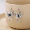 1 Piece Simple Style Classic Style Animal Letter Inlay Alloy Rhinestones Drop Earrings