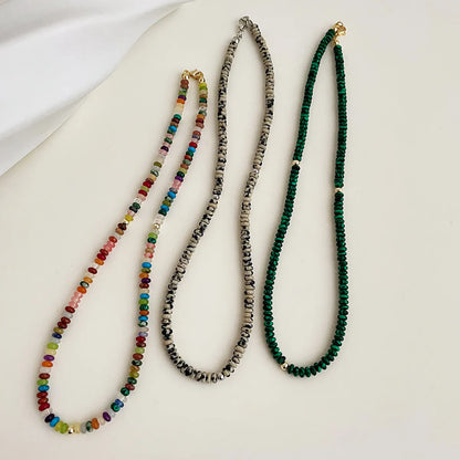 1 Piece Simple Style Color Block Seed Bead Beaded Women'S Necklace