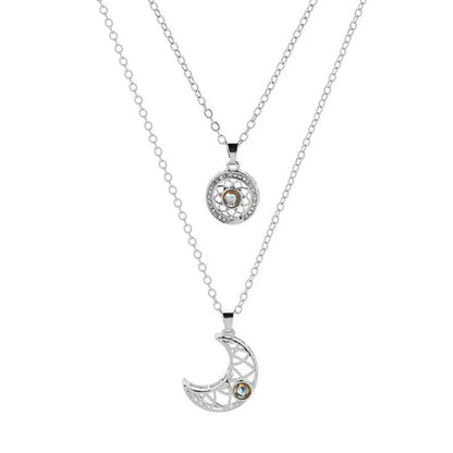 1 Piece Simple Style Constellation Alloy Inlay Rhinestones Unisex Pendant Necklace