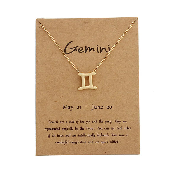 1 Piece Simple Style Constellation Alloy Plating Women'S Necklace