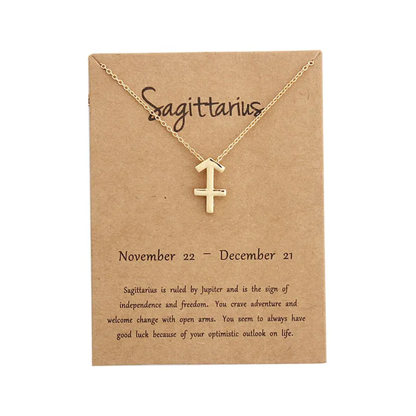 1 Piece Simple Style Constellation Alloy Plating Women'S Necklace