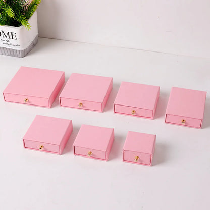 1 Piece Simple Style Daily Solid Color Jewelry Boxes