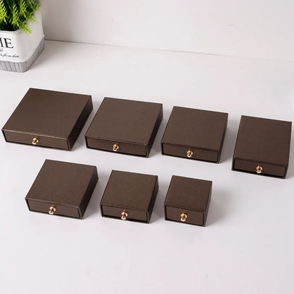 1 Piece Simple Style Daily Solid Color Jewelry Boxes