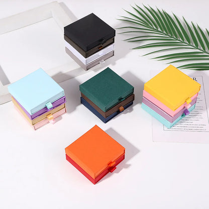 1 Piece Simple Style Daily Solid Color Jewelry Boxes